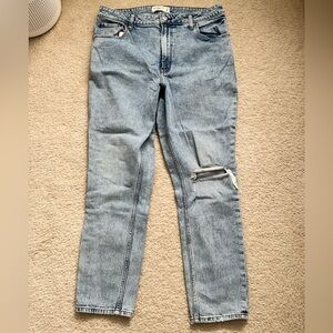 Abercrombie Skinny HR Distressed Jeans - Sz 12
